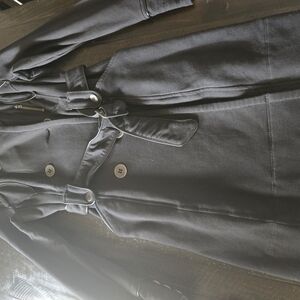 Stylish Black Trench Coat